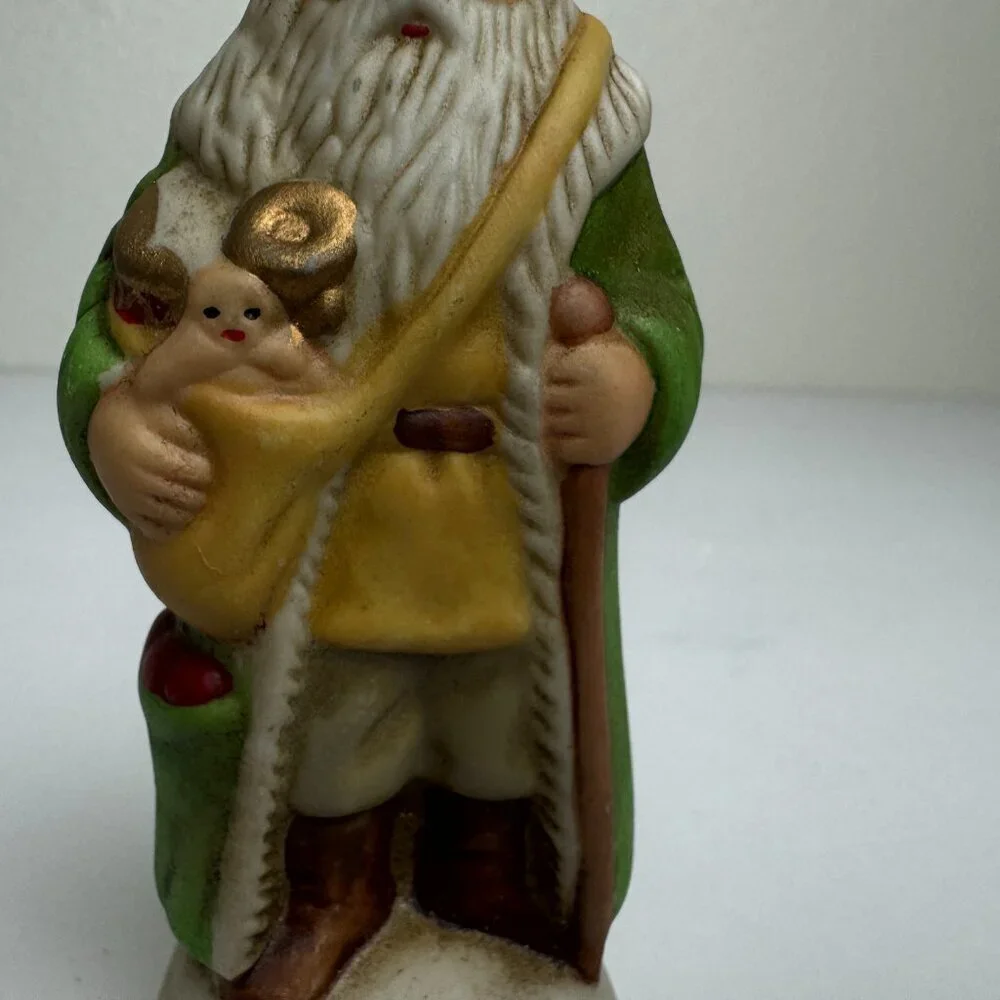 Vintage Christmas Tree Ornament Santa 1909s